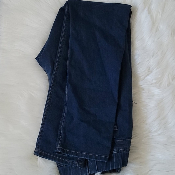 Cato dark wash factory distressed jeggings - Picture 7 of 13